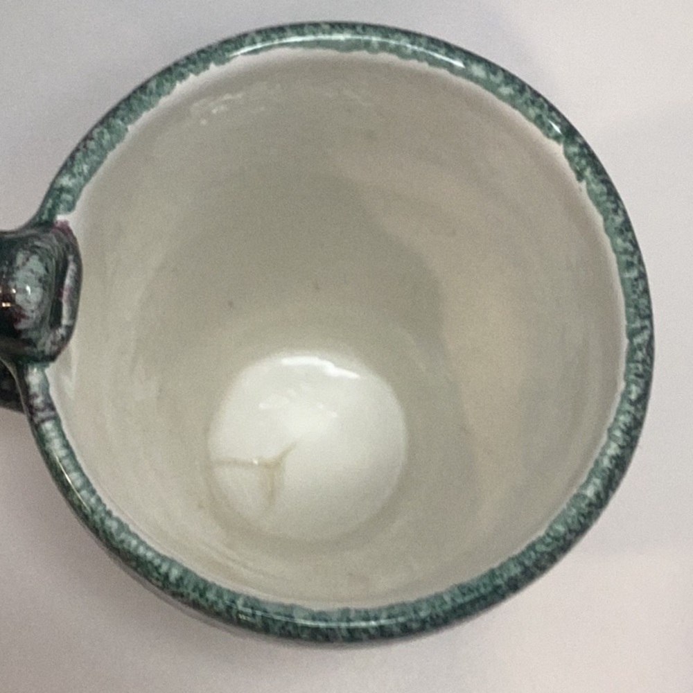 🦄 Pair of Rare Starbucks Seahorse Handle Mugs - Hand Painted, Made in It - Picture 14 of 16